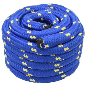 vidaXL Bootsseil 4 mm 5 m Blau