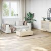 vidaXL Teppich Waschbar Flauschig Kurzflor 160x230 Rutschfest Beige