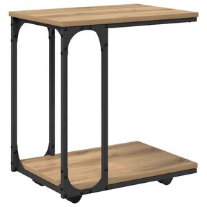 vidaXL Beistelltisch Artisan-Eiche 50 x 35 x 55.5 cm Holzwerkstoff