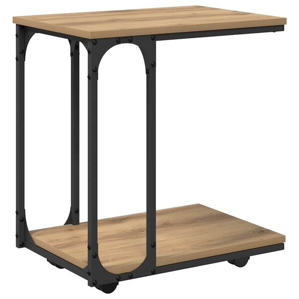 vidaXL Beistelltisch Artisan-Eiche 50 x 35 x 55.5 cm Holzwerkstoff