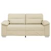 vidaXL 2-Sitzer-Sofa Creme 180x81x84 cm Kunstleder