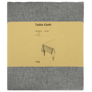 vidaXL Tischdecke 5 stk. Rechteckig Hellgrau 140 x 260 cm
