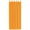 vidaXL Voile Vorhänge mit Schlaufen 2 Stk. Orange 140x260 cm