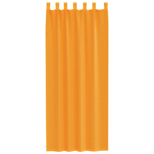 vidaXL Voile Vorhänge mit Schlaufen 2 Stk. Orange 140x260 cm
