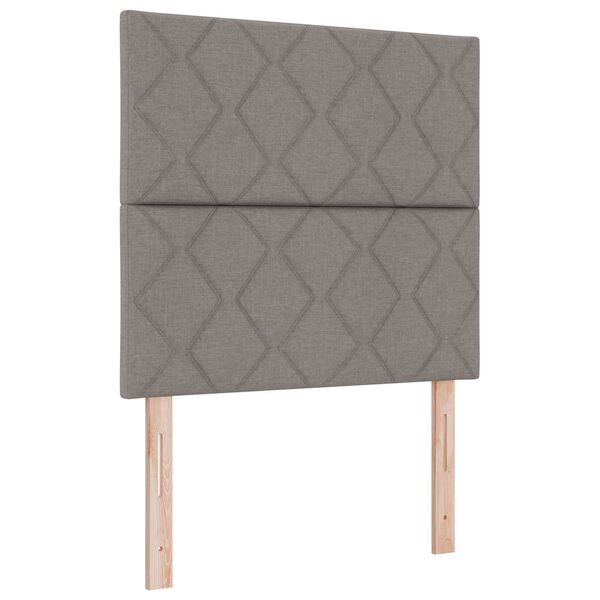 vidaXL Kopfteil Taupe 100 cm Stoff