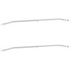 vidaXL Planehalterung f&uuml;r Anh&auml;nger 2 Silber 102-155 cm Aluminium