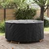 vidaXL Gartenm&ouml;belabdeckung Schwarz 200 x 200 x 71 cm 600D-Gewebe