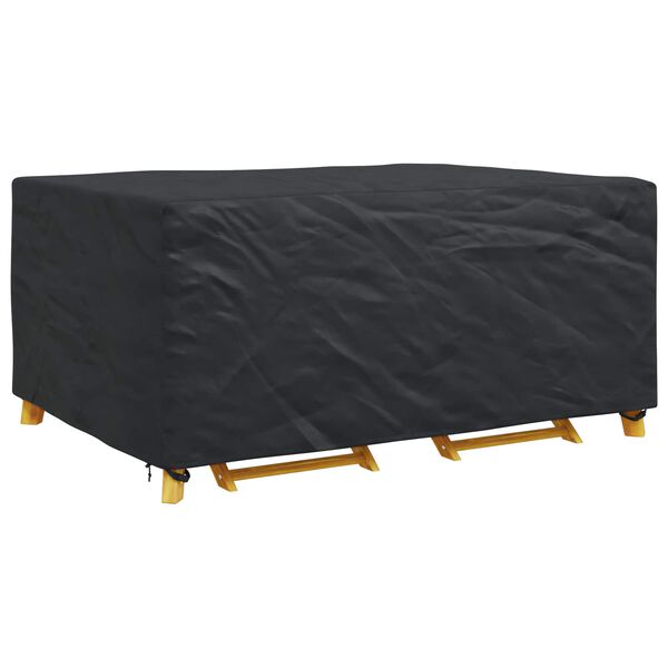 vidaXL M&ouml;belbezug Uni Schwarz 240 x 160 x 100 cm 420D