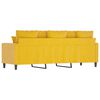 vidaXL 3-Sitzer-Sofa Gelb 180 cm Samt