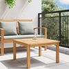 vidaXL Couchtisch Braun 60 x 60 x 36 cm Teak-Massivholz