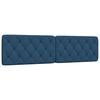 vidaXL Kopfteil-Kissen Blau 200 cm Stoff