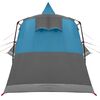 vidaXL Teepee Zelt mit Dach mit Speicher Blau 720 x 465 x 295 cm