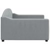 vidaXL Tagesbett Hellgrau 100x200 cm Stoff