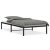 vidaXL Bettgestell Metall Schwarz 100x200 cm