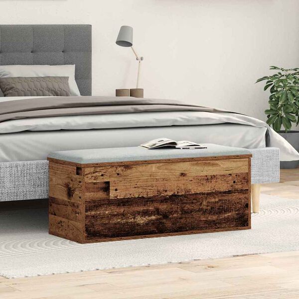 vidaXL Aufbewahrungsbox Altholz 90 x 35 x 35 cm Holzwerkstoff