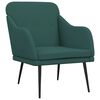 vidaXL Sessel Dunkelgr&uuml;n 63x76x80 cm Stoff