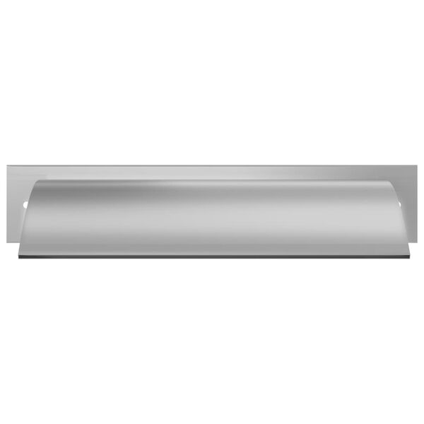 vidaXL Pool-Wasserfall Silber 45x9x26 cm Edelstahl