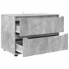 vidaXL Aufbewahrungsschrank Beton Grau 80 x 48 x 57 cm Holzwerkstoff