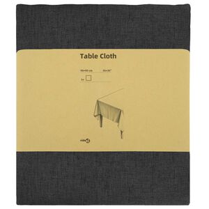 vidaXL Tischdecke 5 stk. Quadratisch Dunkelgrau 90 x 90 cm