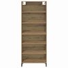 vidaXL Highboard Artisan-Eiche 69,5 x 34 x 180 cm Holzwerkstoff