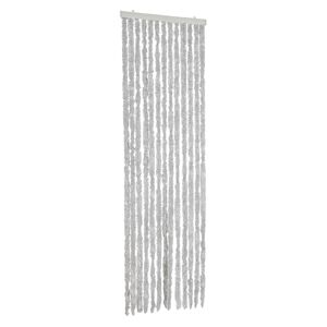 vidaXL Fliegenvorhang Grau 56x185 cm Chenille
