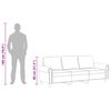 vidaXL 3-Sitzer-Sofa Dunkelgr&uuml;n 180 cm Samt