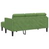 vidaXL Sofa Set Hellgrün 173 x 131 x 67 cm Samt