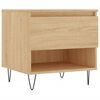 vidaXL Couchtische 2 Stk. Sonoma-Eiche 50x46x50 cm Holzwerkstoff