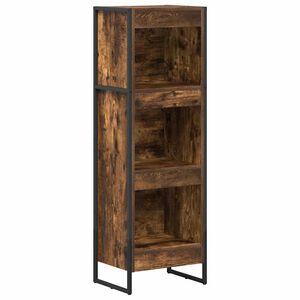 vidaXL B&uuml;cherregal 40 x 30 x 121 cm Holzwerkstoff Raucharbe