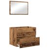 vidaXL Badezimmerm&ouml;belset 2 pcs Altholz 57 x 37 x 45 cm Holzwerkstoff