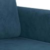 vidaXL 3-Sitzer-Sofa Blau 180 cm Samt