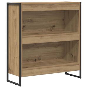 vidaXL B&uuml;cherregal 80 x 30 x 86,5 cm Holzwerkstoff Kunsthandwerk Eiche