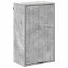 vidaXL Badezimmerschrank Wandmontiert Beton Grau 39 x 23,5 x 65 cm