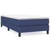 vidaXL Boxspringbettgestell Blau 80x200 cm Stoff