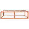 vidaXL Kaninchenstall 183x90x46,5 cm Massivholz Tanne
