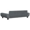 vidaXL Kindersofa Dunkelgrau 100x54x33 cm Samt