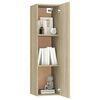 vidaXL 4-tlg. TV-Schrank-Set Sonoma-Eiche Holzwerkstoff
