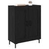 vidaXL Sideboard Schwarz Eichen-Optik 69,5 x 34 x 90 cm