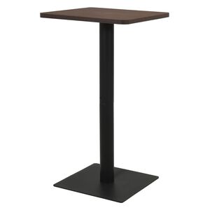 vidaXL Bistrotisch Dunkle Esche 50x50x107 cm