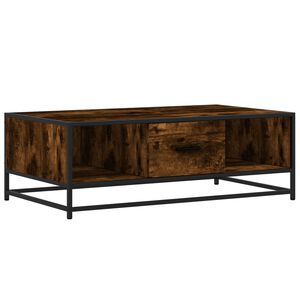 vidaXL Couchtisch R&auml;uchereiche 100x57x35 cm Holzwerkstoff und Metall