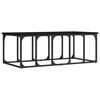 vidaXL Couchtisch Schwarz 100x50x35,5 cm Holzwerkstoff