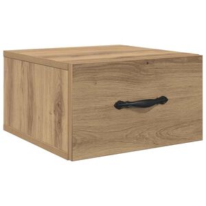 vidaXL Nachttisch Artisan-Eiche 35 x 35 x 20 cm Holzwerkstoff