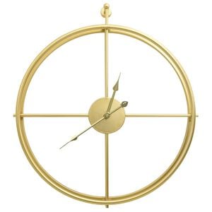 vidaXL Wanduhr Golden 52 cm Eisen