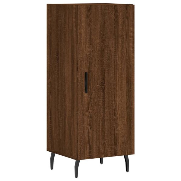 vidaXL Sideboard Braun Eichen-Optik 34,5x34x90 cm Holzwerkstoff