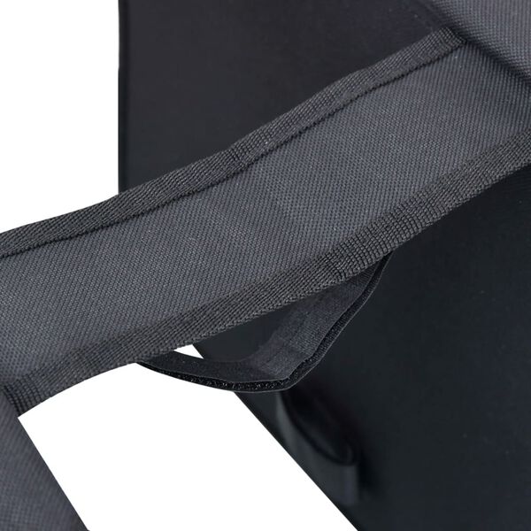 vidaXL Doppel-Fahrradtasche für Gepäckträger Wasserdicht 35 L Schwarz