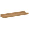 vidaXL Wandregal mit Regal 2 pcs Braun 40 x 9 x 3 cm Holzwerkstoff