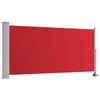 vidaXL Ausziehbare Seitenmarkise 120x300 cm Rot