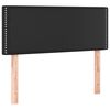 vidaXL Kopfteil Schwarz 90x5x78/88 cm Kunstleder