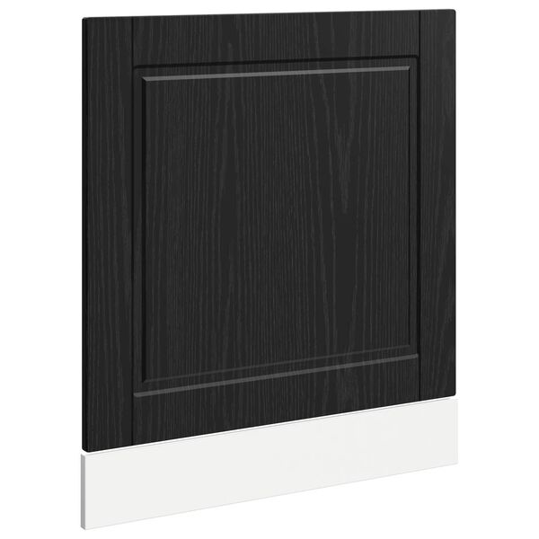 vidaXL K&uuml;chenschrank Schwarz Eichen-Optik 60 x 1,5 x 67 cm