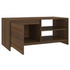 vidaXL Couchtisch Braun Eichen-Optik 102x50x45 cm Holzwerkstoff